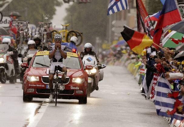 Heinrich Haussler (Deutschland Cervelo) gewinnt die 13. Etappe der Tour de France 2009 Radsport Herren Tour de France 2009, Straßenradsport, Straße, Rad Einzelbild 13. Etappe: Vittel - Colmar