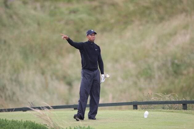 Tiger Woods (USA) -  Golf Herren The British Open Championship 2009, European PGA Tour, Einzelbild Turnberry, Ayrshire