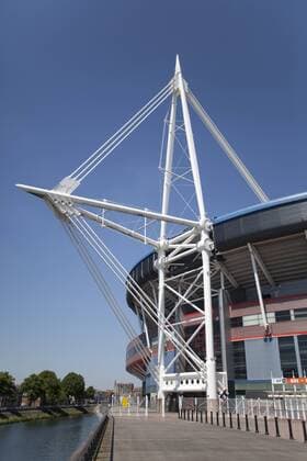 Millenium Stadium in Cardiff (ibldnl01206163) Fußball Herren 2009 Totale Cardiff