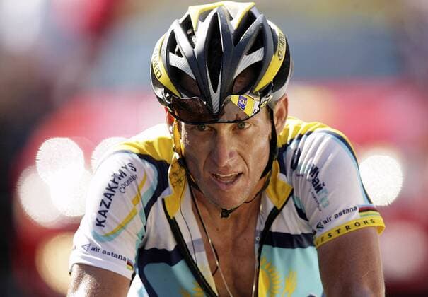 Lance Armstrong (USA Astana) Radsport Herren Tour de France 2009, Straßenradsport, Straße, Rad Porträt 15. Etappe: Pontarlier - Verbier