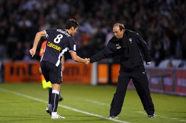 Yoann Gourcuff et Jean Louis Gasset - Bordeaux adjoint  o0 Girondins de , Ligue 1