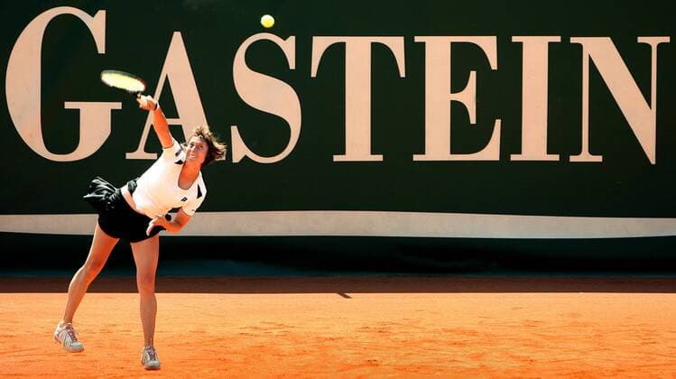 BAD GASTEIN, TENNIS - WTA Tour, Gastein Ladies 2009. Bild zeigt Yvonne Meusburger (AUT). 