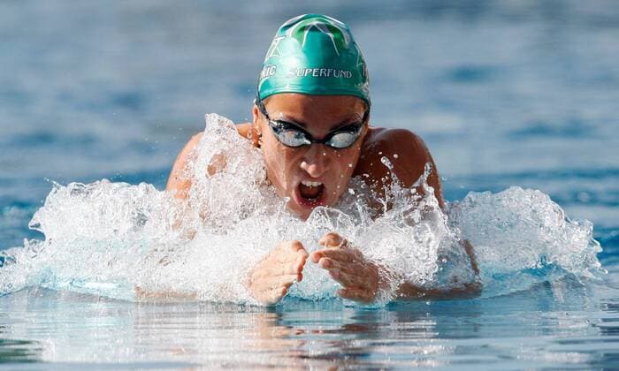 SCHWIMMEN - ST.POELTEN - Österreichische Meisterschaften 2009, 100m Brust, Damen. Bild zeigt Mirna Jukic (AUT).  o0 LM