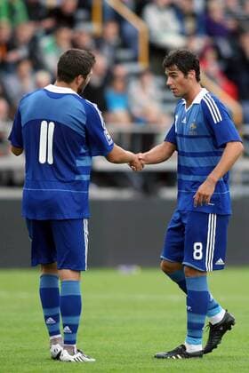 Yoann Gourcuff (R) et Andre Pierre Gignac - France -  NLeGouicFEP