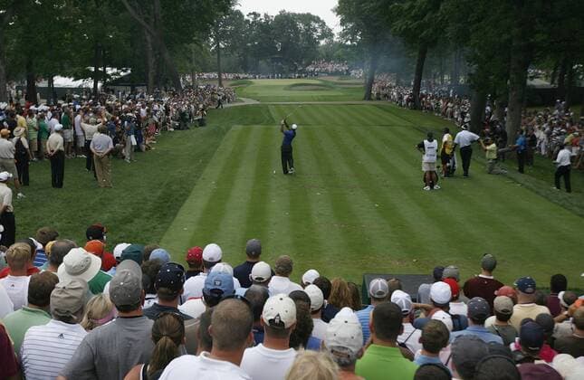 Tiger Woods (USA) in Chaska,  BKX2009081530 Totale