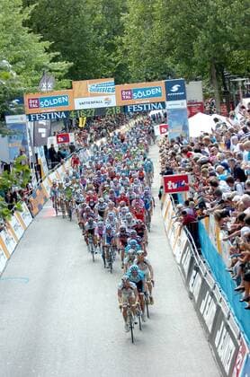 Teilnehmerfeld der Vattenfall Cyclassics 2009 -  Radsport Herren Vattenfall Cyclassics 2009, Straßenradsport, Straße, Rad Totale o0 ProTour Hamburg