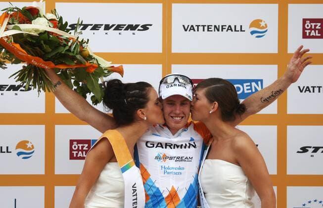 Tyler Farrar (USA Garmin Slipstream) gewinnt die Vattenfall Cyclassics 2009 Radsport Herren Vattenfall Cyclassics 2009, Straßenradsport, Straße, Rad, Vdig o0 ProTour Gruppe Hamburg Freude,