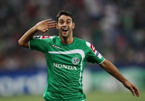 SALZBURG, Champions League Qualifikation Maccabi Haifa Bild zeigt den Jubel von Shlomi Arbeitman (Haifa). -  o0 Jubel, Freude