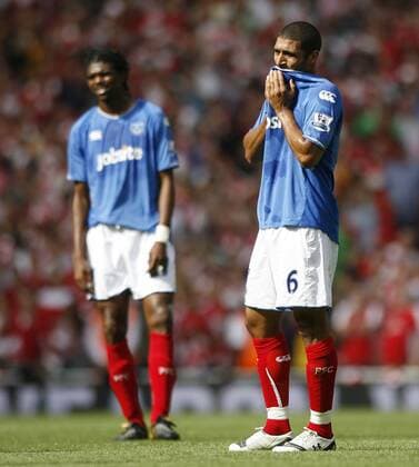 FC Portsmouth s Hadyn Mullins EDITORIAL USE ONLY. No use with unauthorised audio, video, data, fixture lists, club league logos or live services. Online in-match use limited to 120 images, no video emulation. No use in betting, games or single club league player publications.