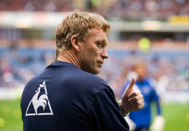 Everton coach David Moyes EDITORIAL USE ONLY. No use with unauthorised audio, video, data, fixture lists, club league logos or live services. Online in-match use limited to 120 images, no video emulation. No use in betting, games or single club league player publications. o0 FC Burnley
