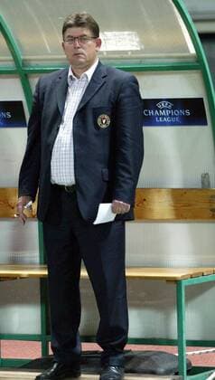 25.08.2009 Budapest Debreceni VSC Quali champions league Coach Andras Herczeg Debreceni VSC 