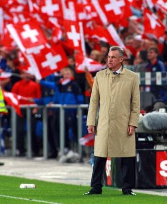 Trainer Ottmar Hitzfeld (Schweiz) 