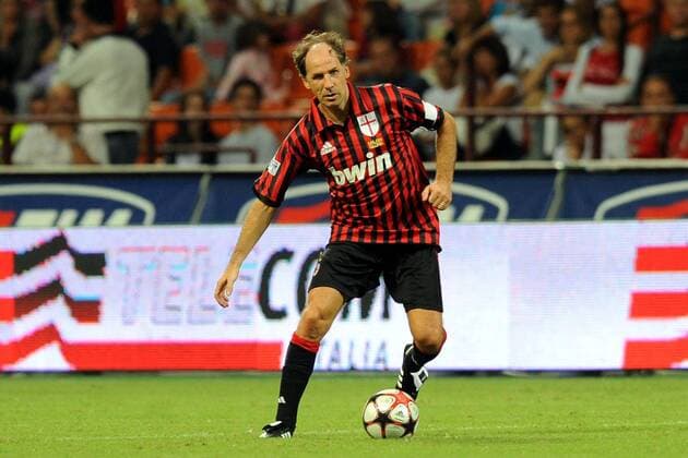 Milano - Trofeo telecom Italia per la lotta alla SLA AC Mailand: Franco Baresi  Telecom Italia, Amyotrophe Lateralsklerose Mailand