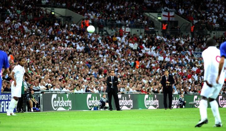 Coach Fabio Capello (England, L) and coach Slaven Bilic (Croatia)  o0 Totale, Nationaltrainer, Trainer
