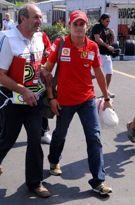 Giancarlo Fisichella (Ferrari) in monza - MASSIMOXOLIVA