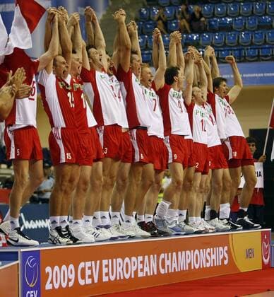 IZMIR. CEV Europe championship. Poland celebrates victory. 