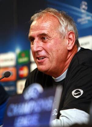 Fussball Pressekonferenz Stadion Letzigrund Trainer Bernard Challandes (FC Zürich) o00 EC 1 