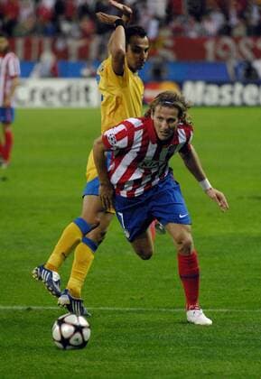 Atletico Madrid - APOEL Nicosia - Diego Forlan (Madrid, R) 