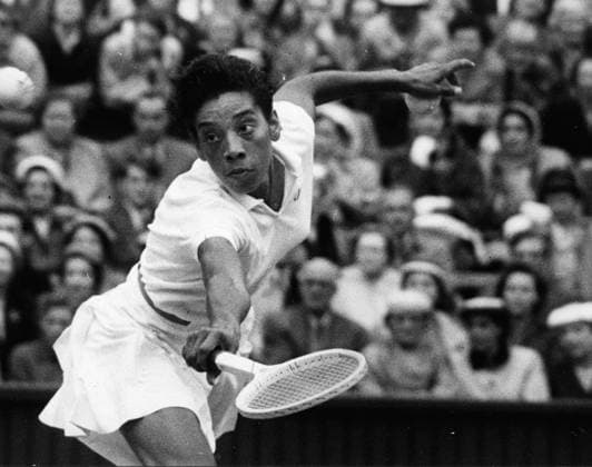 ALTHEA GIBSON (USA)  - ZUMAk09 o0 Aufnahmedatum geschätzt o0 Damen Tennis