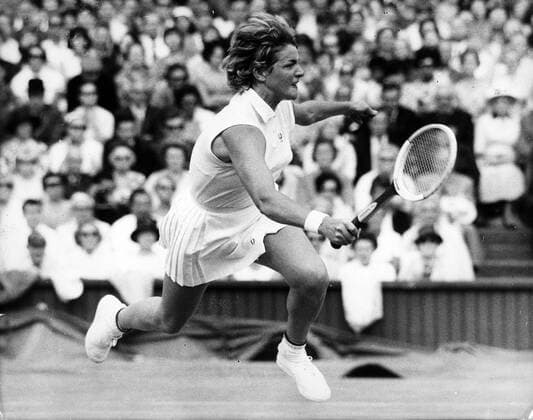 MARGARET COURT - AUSTRALIEN  - ZUMAk09 o0 Aufnahmedatum geschätzt o0 Damen Tennis