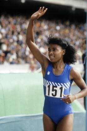 Evelyn Ashford (USA) Leichtathletik Damen Leichtathletik 1983 Einzelbild