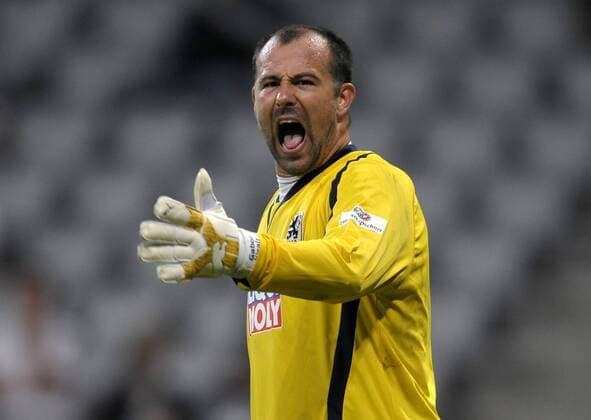 Torwart Gabor Kiraly (1860) wütend o0 TSV 1860 München, Enttäuschung Wut, Verzweiflung