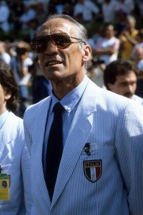 Nationaltrainer Enzo Bearzot (Italien) Fußball WM Herren WM 1982, Länderspiel, Nationalteam Porträt Barcelona