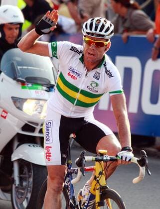 Cadel Evans (Australien) o0 Sieg, Sieger Jubel Freude o0 Rad 