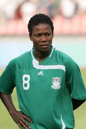 12 August 2008: Ifeanyi Chiejine (NGA). The women s Olympic team of Brazil defeated the women s Olympic soccer team of Nigeria 3-1 in a Group F round-robin match in the Women s Olympic Football competition. Icon918080812111 EDITORIAL USE ONLY