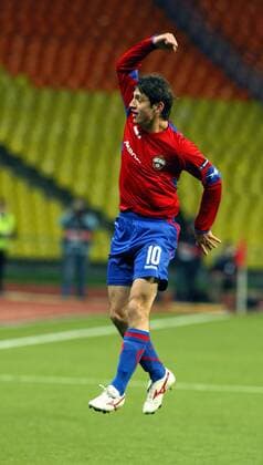 Dzagoev Alan (CSKA Moskau).  o0 Jubel Freude Einzelbild Freisteller, Aktion