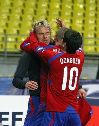 Milos Krasic (ZSKA Moskau, L) - Torjubel -  o0 Jubel, Freude