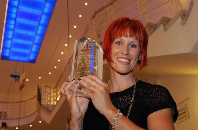 Thüringens Sportlerin des Jahres 2009 - Kati Wilhelm ( SC Motor Zella Mehlis Deutschland) o00 privat