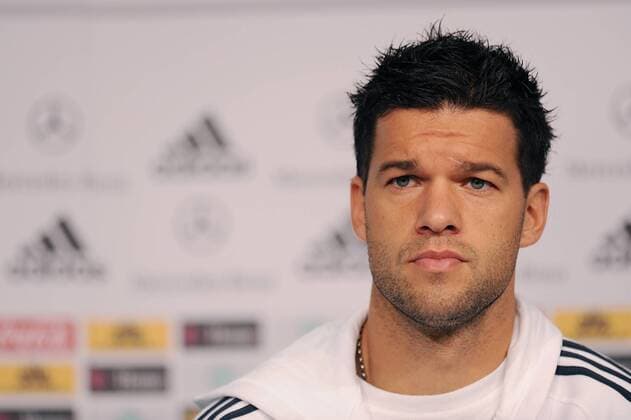 Michael Ballack (Deutschland)  o0 Pressekonferenz, Pressetermin