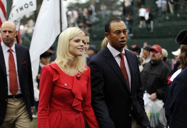 Tiger Woods (USA) and his wife Elin during the Opening Cermony for the President s Cup 2009 Icon128091007002 o0 Eldrick, Partnerin, Frau, Ehefrau, Famile, privat, Nordegren o00 President s EDITORIAL USE ONLY
