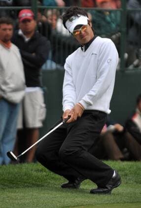Ryo Ishikawa (Japan) enttäuscht  SFP20091010340 o0 Einzelbild Freisteller
