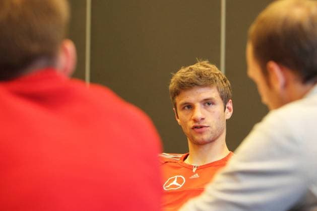 THOMAS MÜLLER (Deutschland U21) - Pressekonferenz
