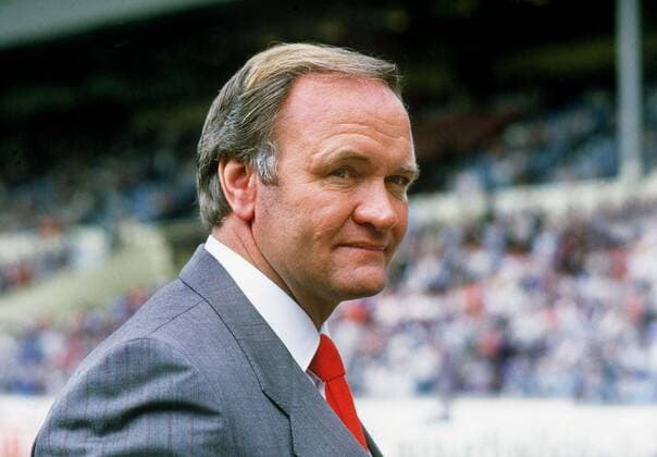 MANCHESTER UNITED COACH RON ATKINSON. FA CUP FINAL 1985 . .  o0 Aufnahmedatum geschätzt