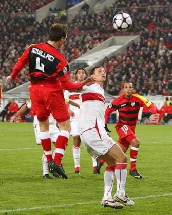 Tor zum 1:0 durch Sebastien SQUILLACI gegen den VFB Stuttgart