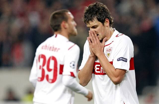 Zdravko Kuzmanovic (VfB Stuttgart) enttäuscht