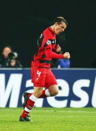 Sebastien SQUILLACI (FC Sevilla) - Torjubel o0 Jubel, Freude, Einzelbild, Freisteller