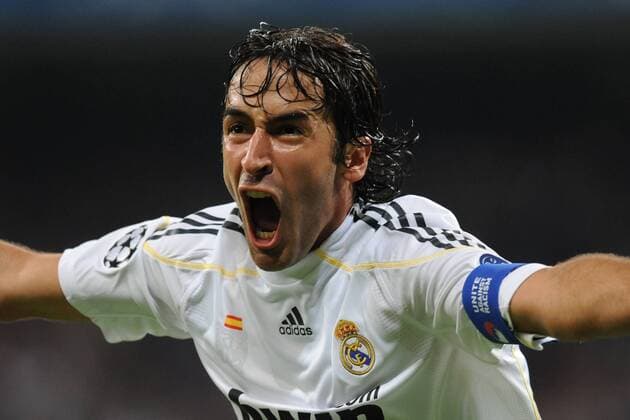 Raul Gonzalez (Real Madrid) - Torjubel  o0 Aktion, Porträt, Jubel, Freude