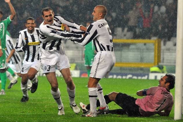 Giorgio Chiellini (Juventus Turin) - Torjubel  o0 Jubel, Freude, Juve