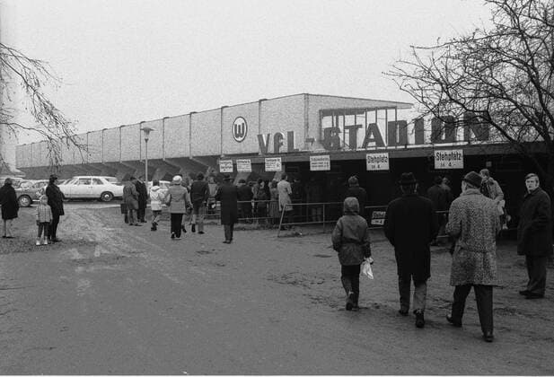Wolfsburger VfL Stadion Fußball Herren Saison 1972 1973, VfL Wolfsburg Totale Wolfsburg