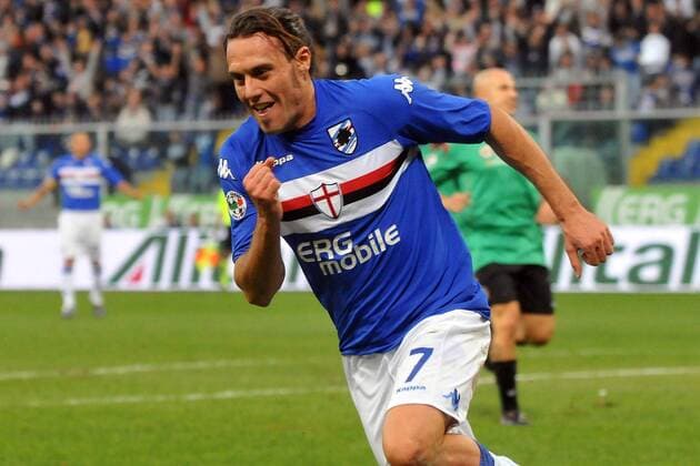 Daniele Mannini (Sampdoria Genua) -  o0 Jubel, Freude, Freisteller, Einzelbild