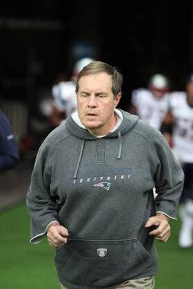 Head Coach Bill Belichick (Patriots) New England Patriots vs. Tampa Bay Buccaneers, Wembley Stadium