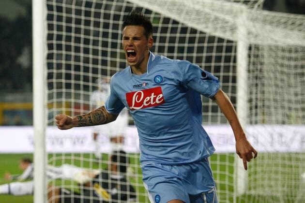 Marek Hamsik (SSC Neapel)  o0 Jubel Freude