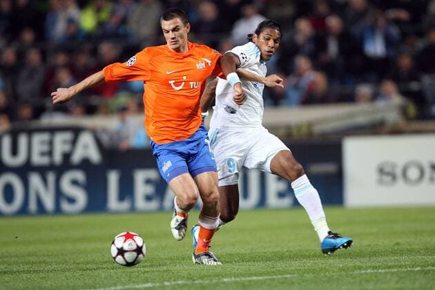 Olympique Marseille OM - FC Zürich, Brandao (OM, re.) und Philippe Koch (FCZ) EddyxLEMAISTRE 