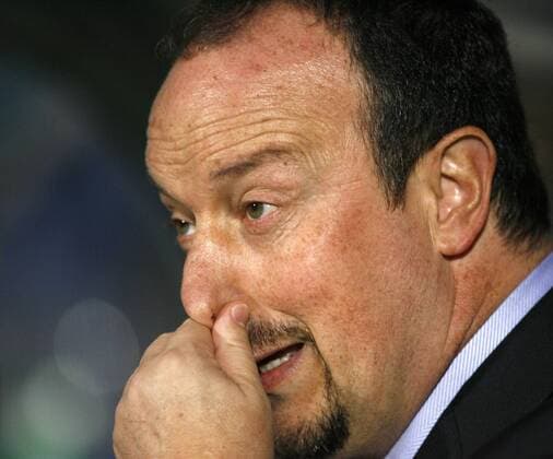 FC Liverpool s coach Rafael Benitez - EDITORIAL USE ONLY. No use with unauthorised audio, video, data, fixture lists, club league logos or live services. Online in-match use limited to 120 images, no video emulation. No use in betting, games or single club league player publications. o0 enttäuscht