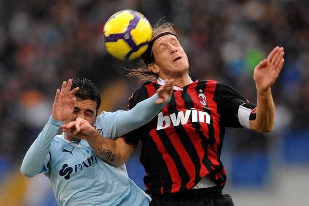 Matuzalem (Lazio Rom, li.) - Massimo Ambrosini (AC Mailand) - ANDREAXSTACCIOLI