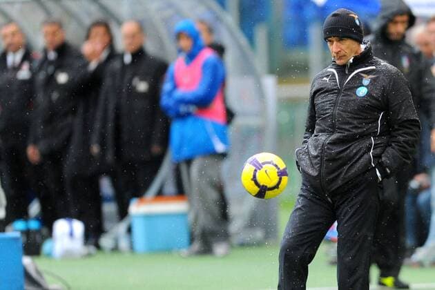 Fußball, Trainerhistorie Lazio Rom von 1997 bis heute Lazio Rom - Trainer Davide Ballardini am Ball - 